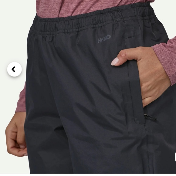 NEW Patagonia Torrentshell 3L Rain Pants in Black Size Medium - Picture 3 of 16